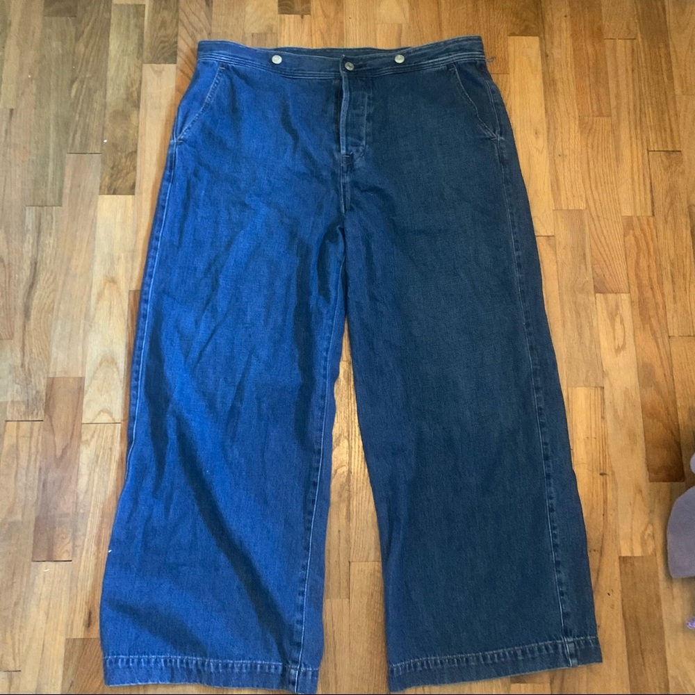 • cute wide leg gap jeans